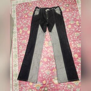 Dolls Kill VULTURE LOW WAIST JEANSMILK